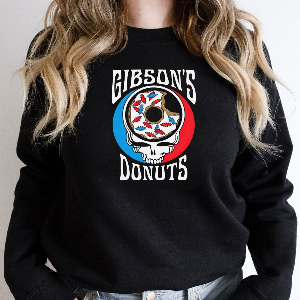 Gibsons Donuts Grateful Dead Logo Shirt Hoodie