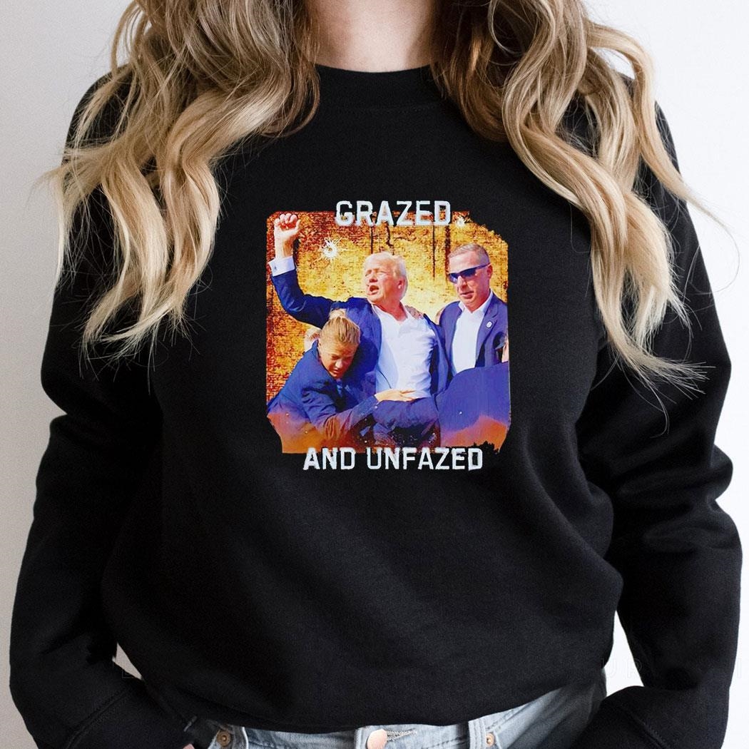 Glazed And Unfazed Trump Fight Shirt