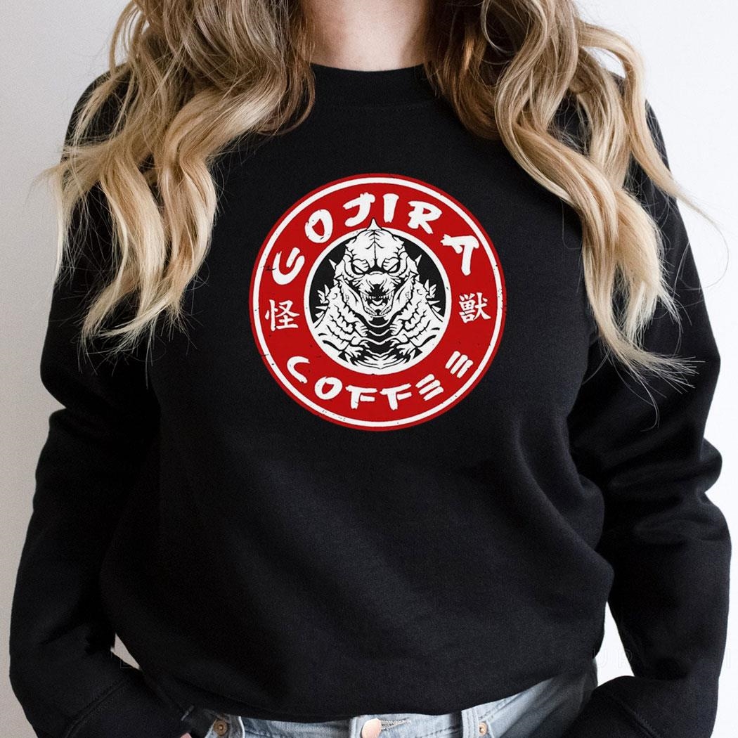 Godzilla Gojira Coffee Logo Shirt