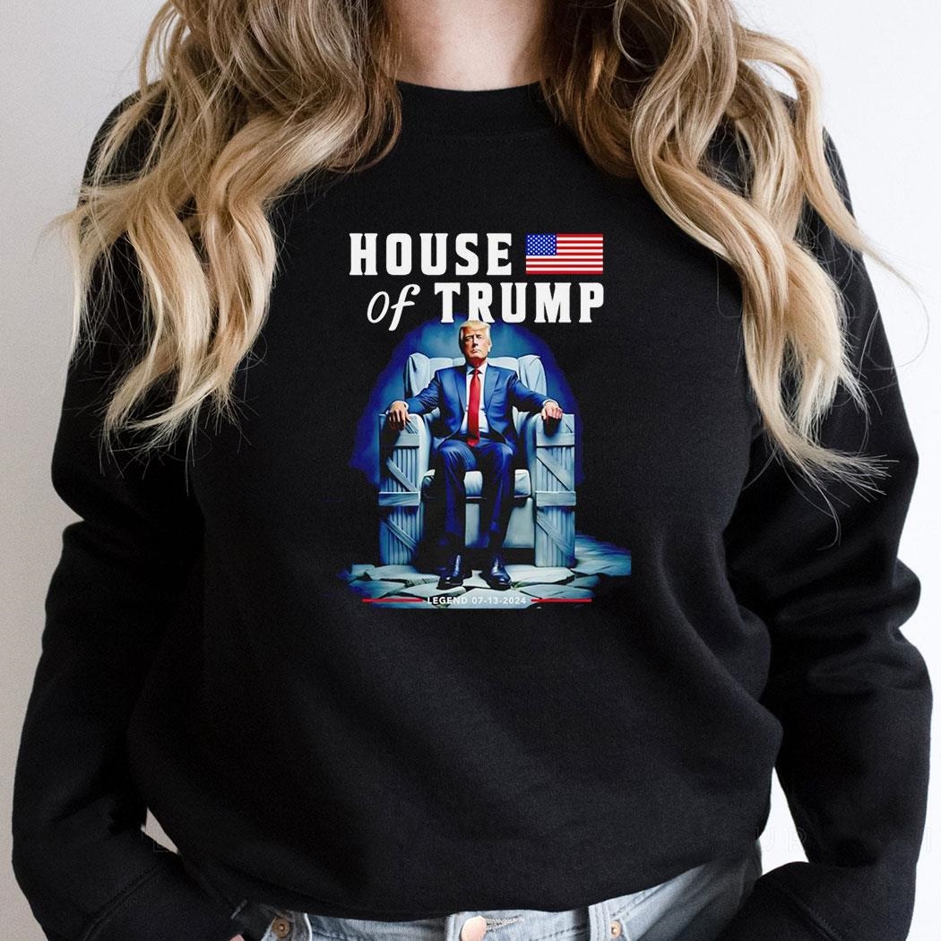 House Of Trump Legend 2024 Usa Flag Graphic Shirt Hoodie