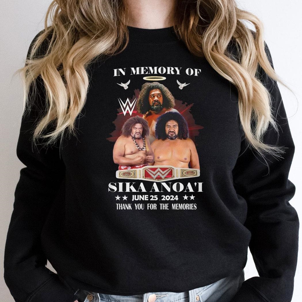 In Memory Of Sika Anoai June 1945 2024 Thank You For The Memories Shirt