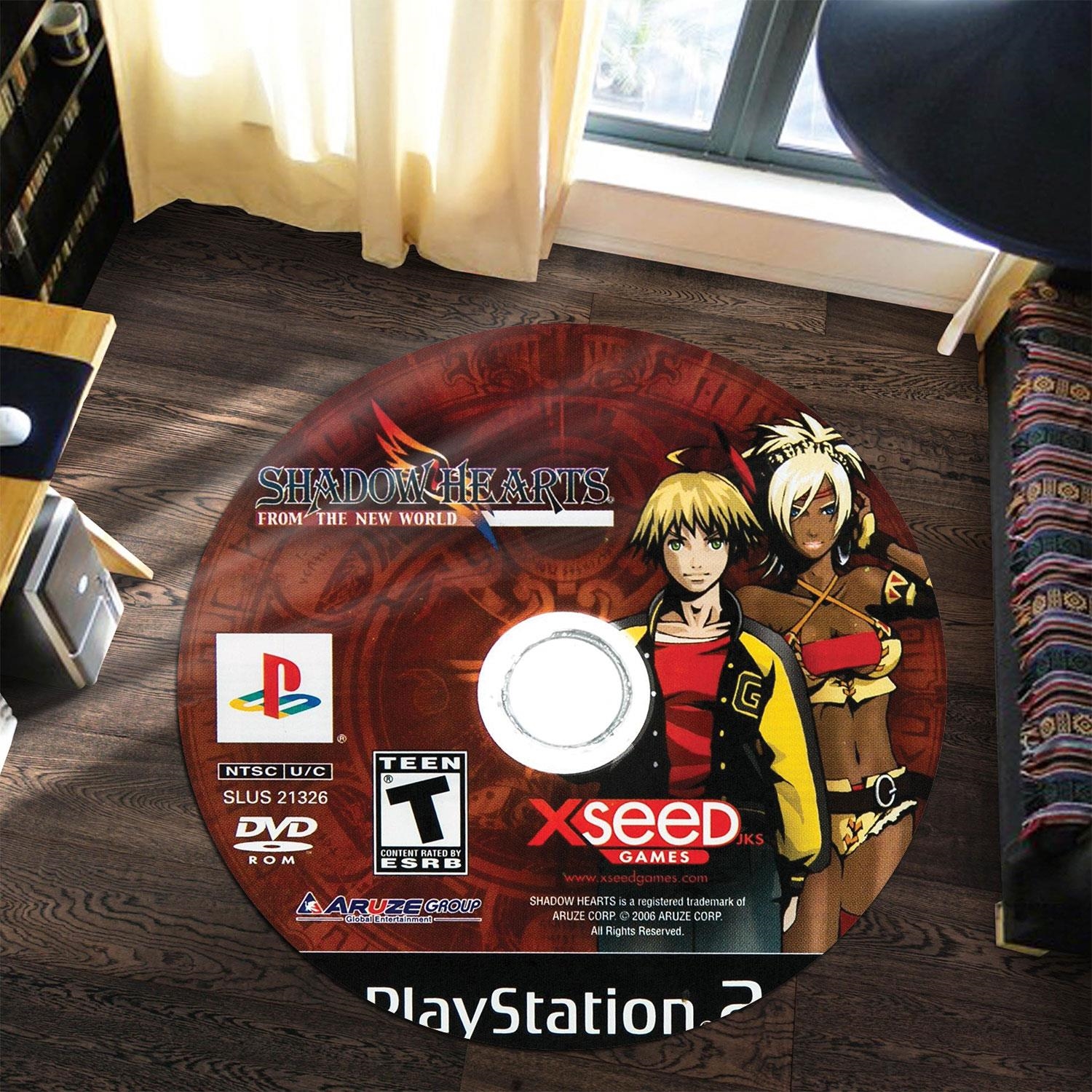 Silent Hill 2 Playstation 2 Disc Round Rug Carpet