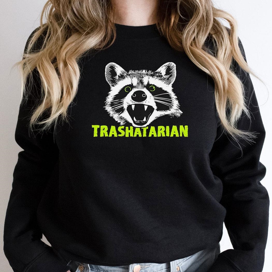 Trashatarian Raccoon Art Shirt