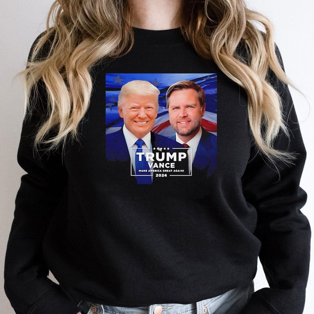 Trump And Vance Make America Great Again 2024 Photo Shirt