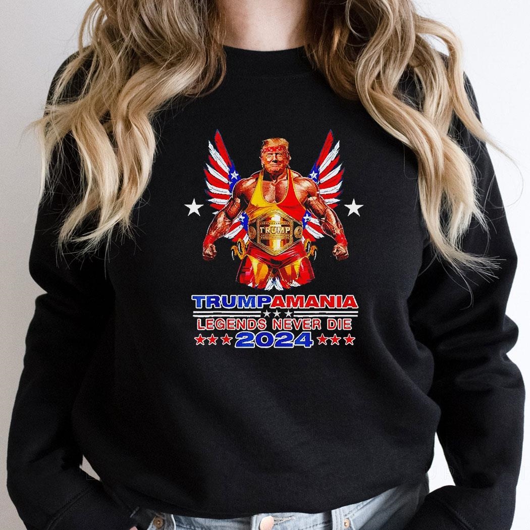 Trump Republican Convention Wrestling Legends Never Die 2024 Shirt