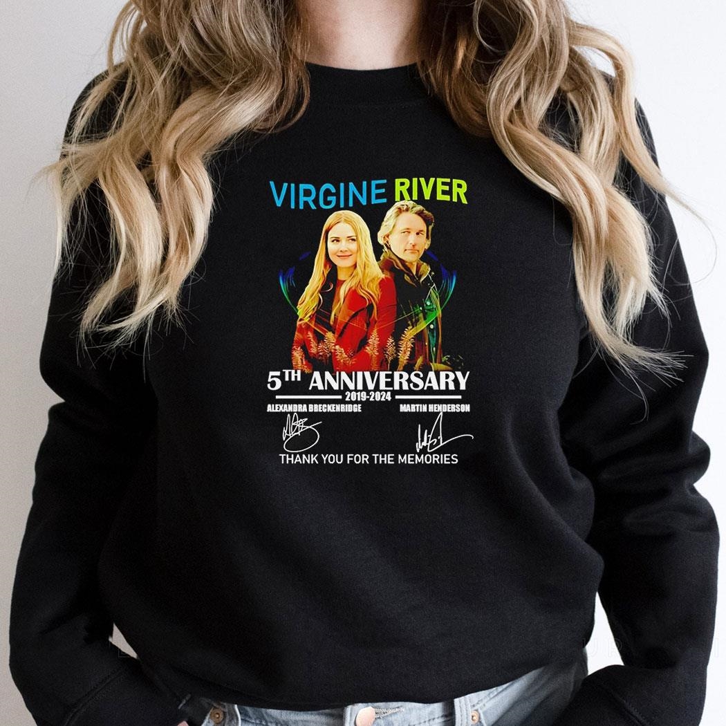 Virgine River 5th Anniversary 2019 2024 Thank You For The Memories Signatures Shirt