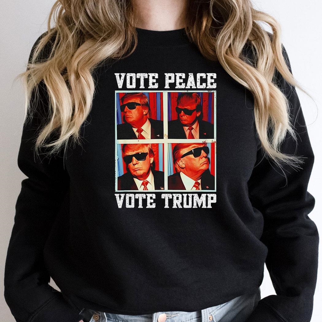 Vote Peace Vote Trump 2024 Shirt