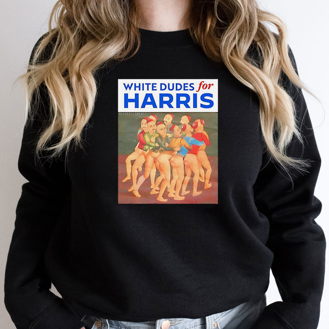 White Dudes For Harris 2024 Shirt