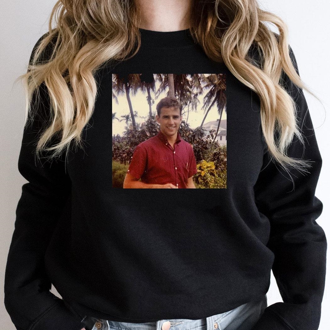 Young Throwback Joe Biden Photo Shirt