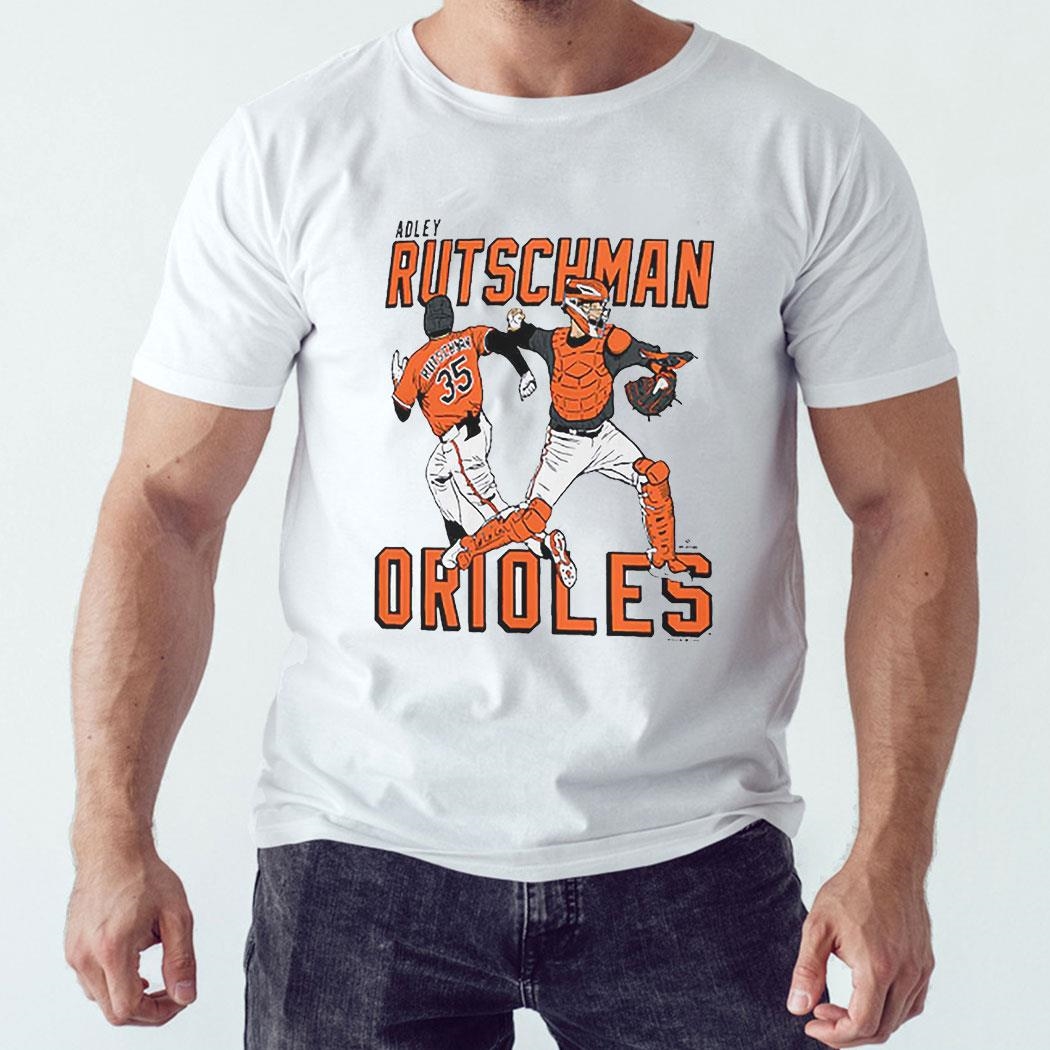 Adley Rutschman Baltimore Orioles Homage Caricature Player Shirt