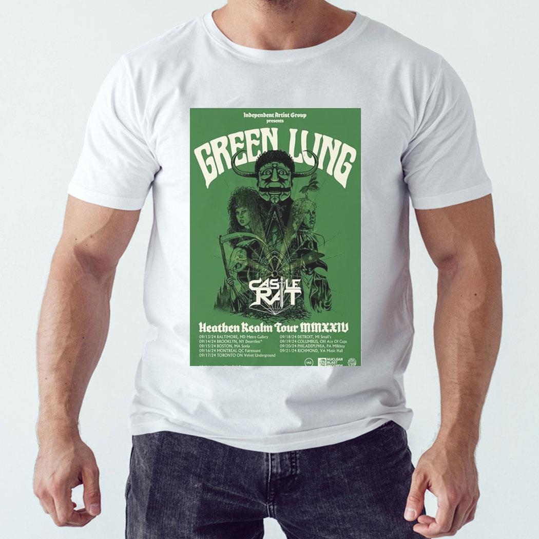 Green Lung Heathen Realm Tour September 13 21 2024 Shirt