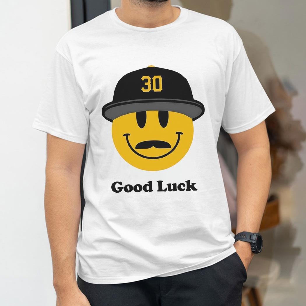 Pittsburgh Pirates Paul Skenes Good Luck Smiley Emoji Shirt