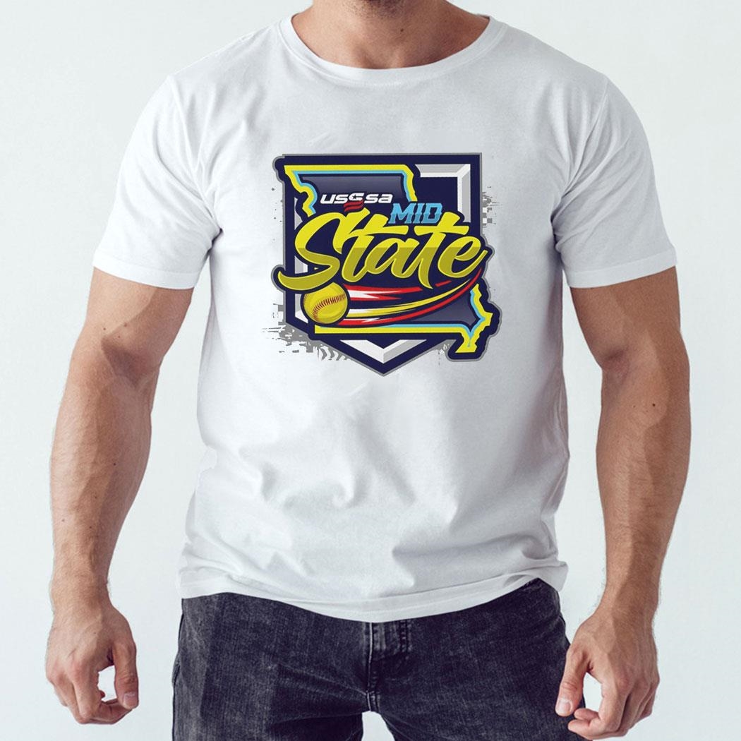 Usssa Missouri Fast Pitch Mid State 2024 Logo Shirt