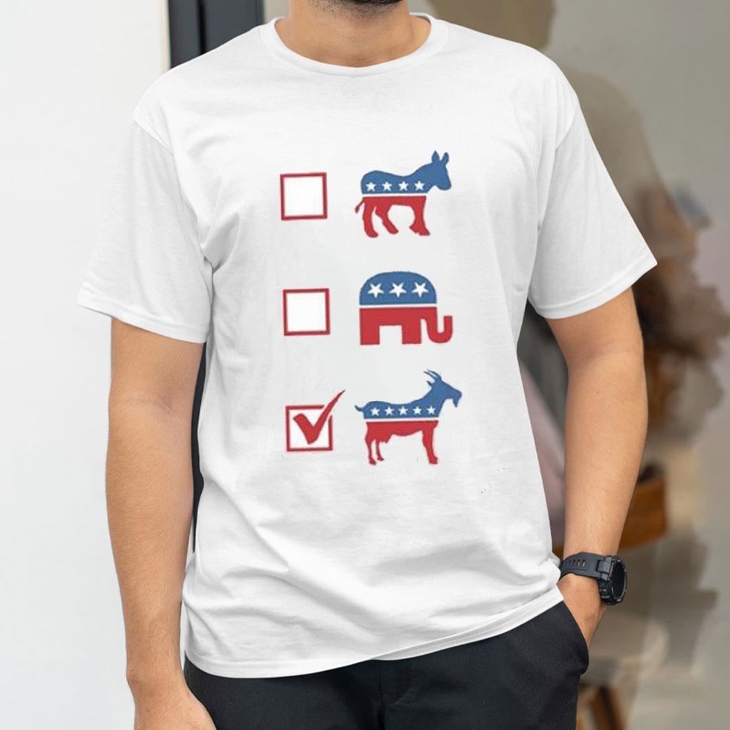 Vote The Goat By Truth A Ganda Shirt