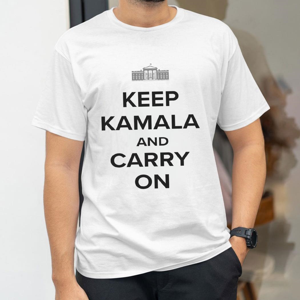 White House Keep Kamala And Carry On Shirt