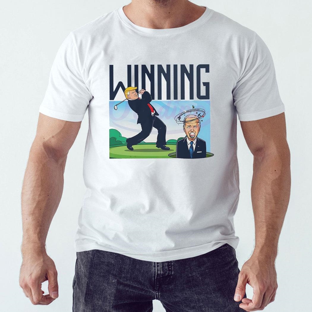 Winning Donald Trump Play Golf With Joe Biden Shirt