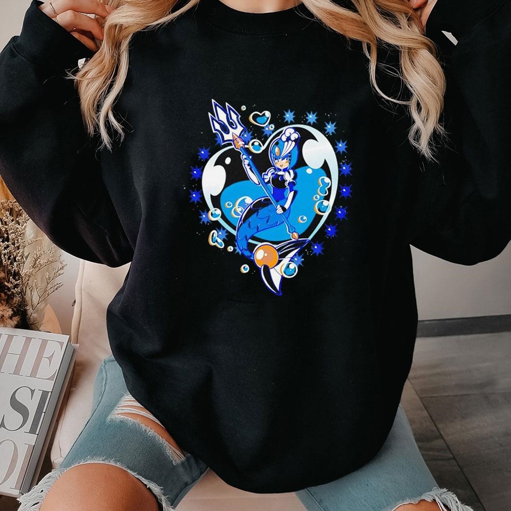 An Officially Licensed Capcom Splash Woman From Mega Man Shirt Hoodie