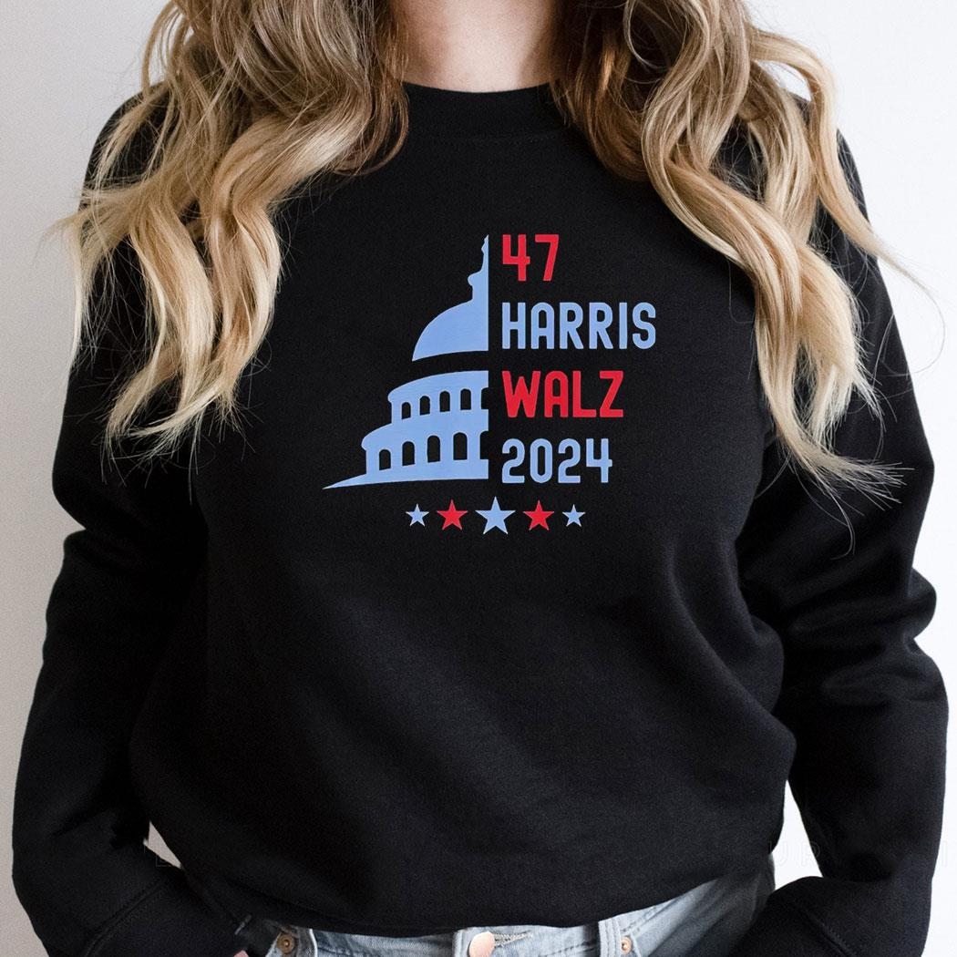 47 Harris Walz 2024 White House Shirt