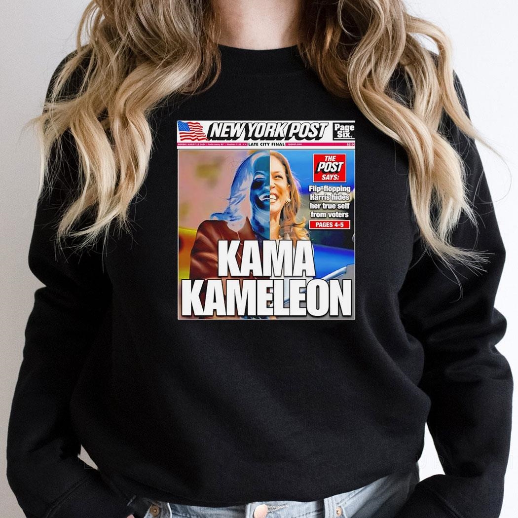 New York Post Kamala Harris Kama Kameleon Shirt