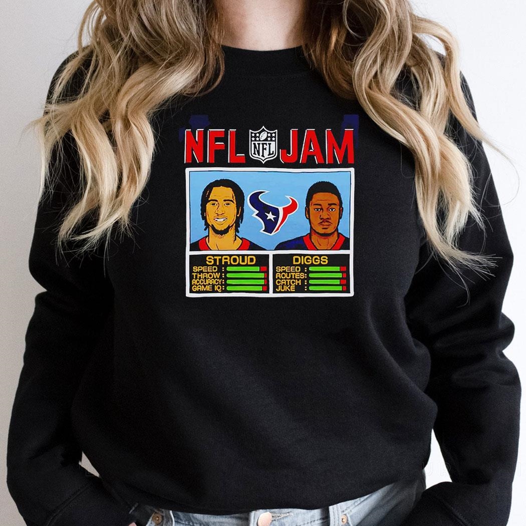 Nfl Jam Texans Stroud And Diggs Shirt