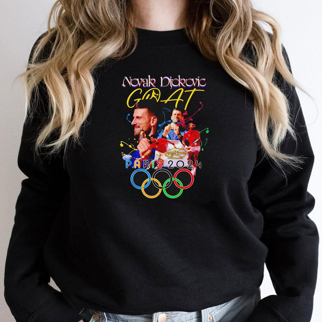 Novak Djokovic Goat Olympic Paris 2024 Shirt