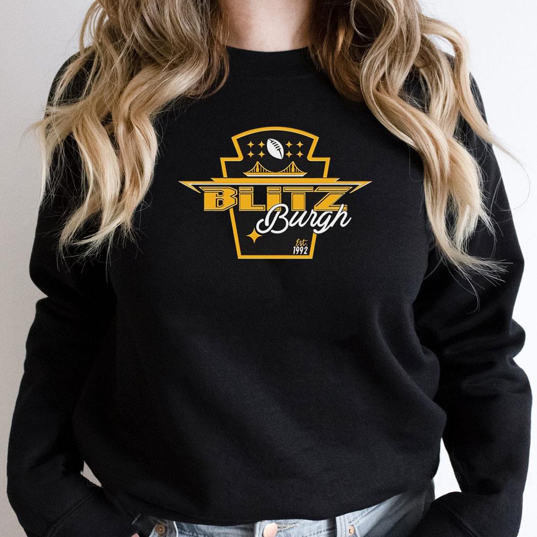 Pittsburgh Steelers Blitz Burgh 1992 Logo Shirt