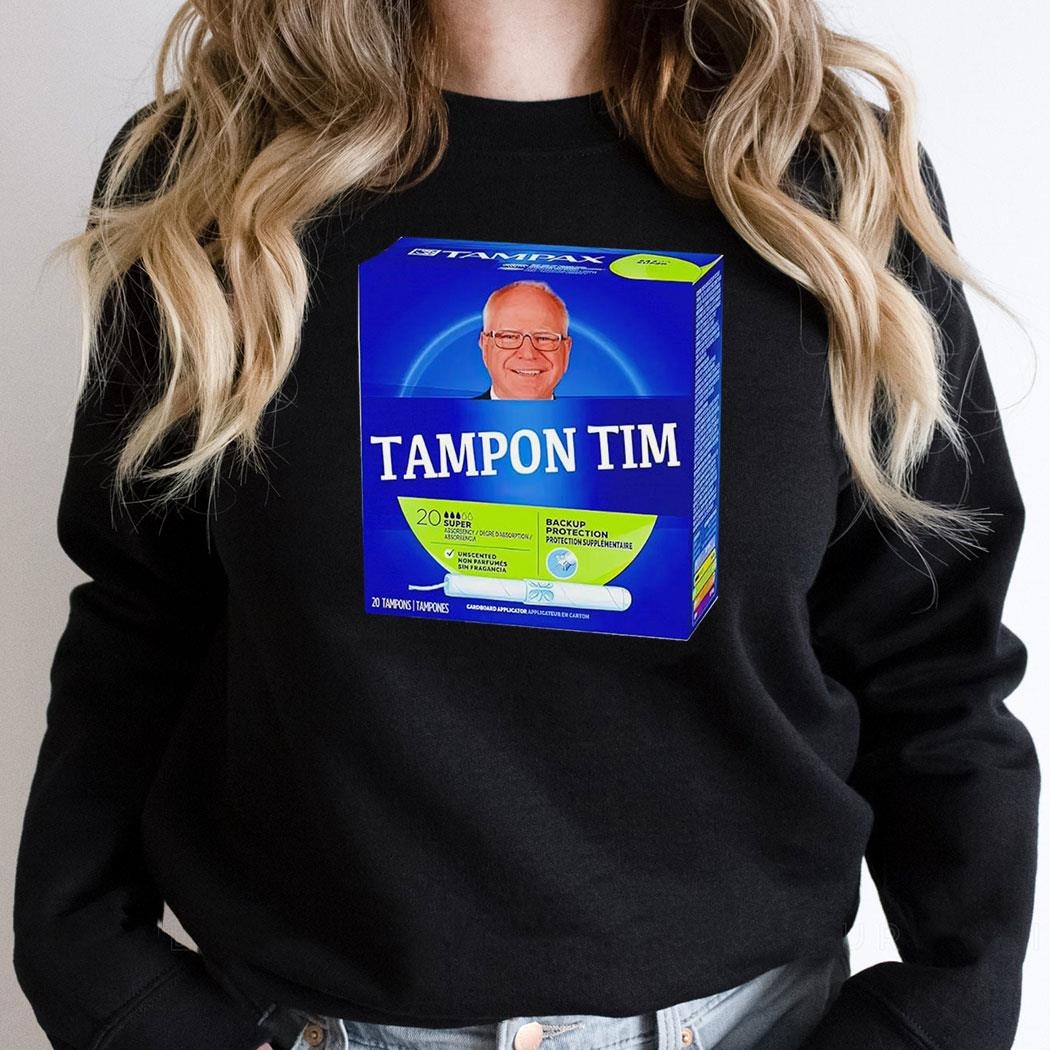 Tampon Tim Walz Tampax 2024 Shirt