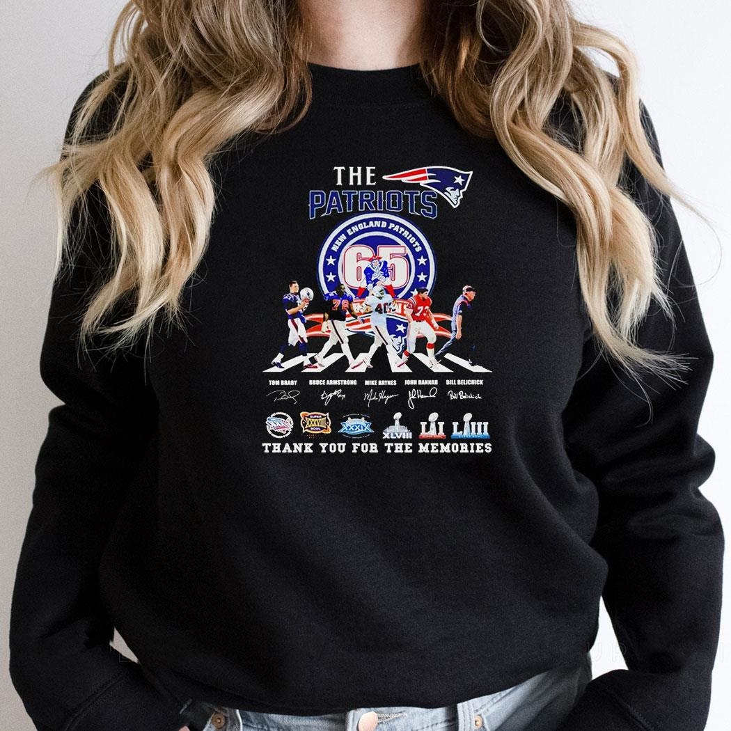 The New England Patriots Thank You For 65 Years The Legends Shirt