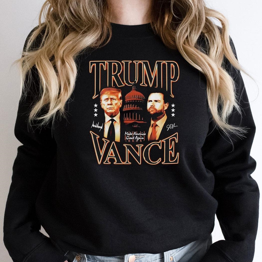 Trump Vance 2024 Signature Make America Great Again Shirt