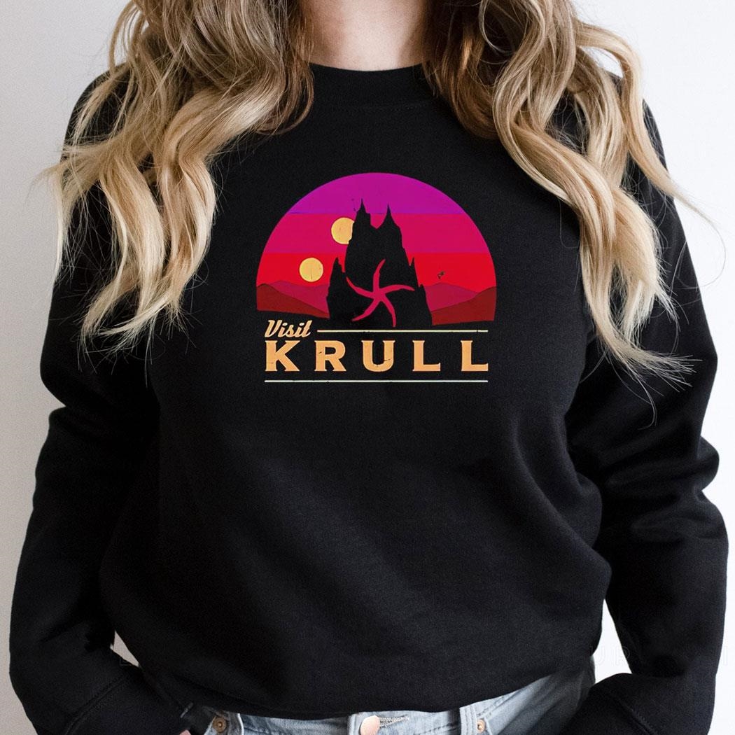 Visit Krull Sunset Purple Shirt