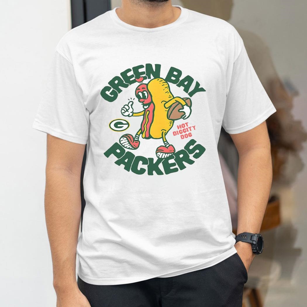 Green Bay Packers Hot Diggity Dog Shirt Hoodie