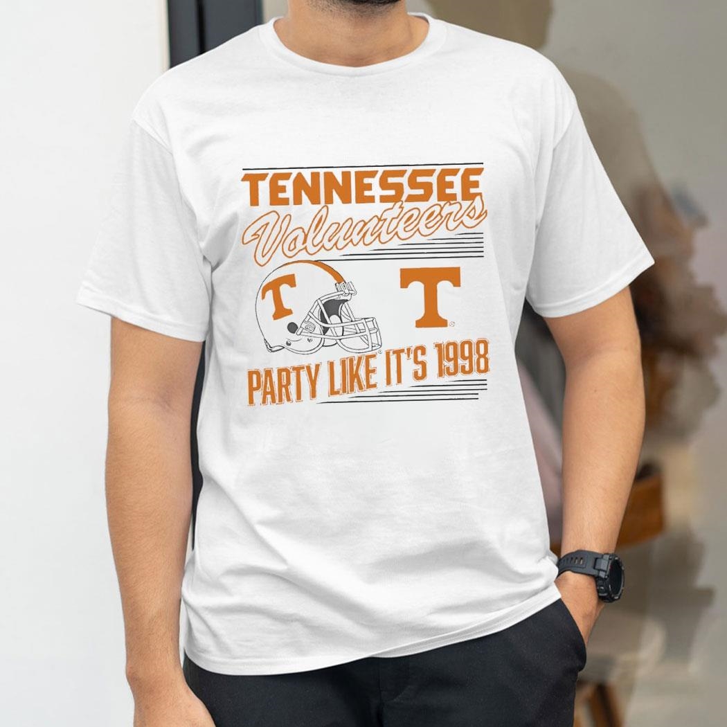 Tennessee Volunteers Party Like Its 1998 Helmet Shirt