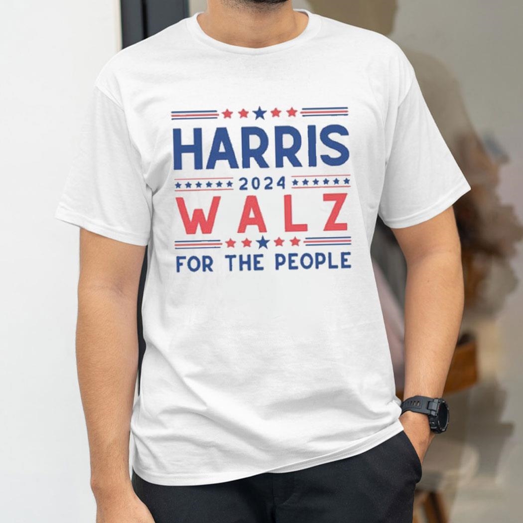 Vote Harris Walz For The People Vice President 2024 Shirt