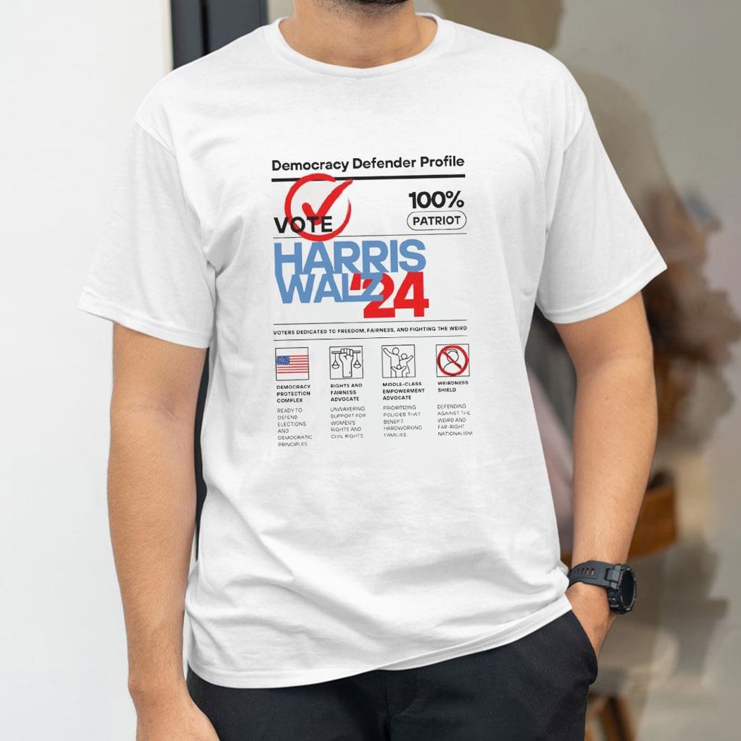 Vote Kamala Harris And Tim Walz 2024 Presidential Election Shirt