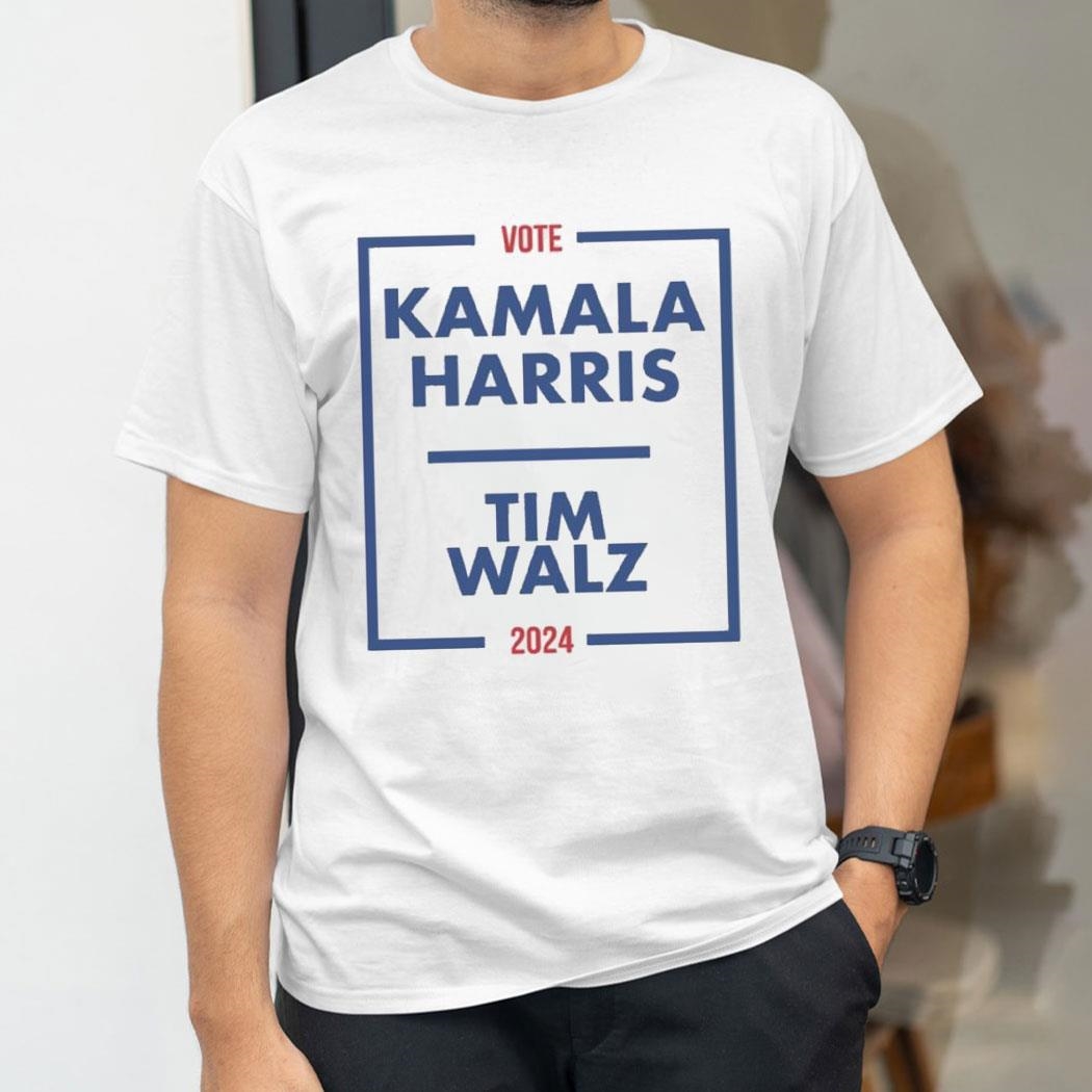 Vote Kamala Harris Tim Walz 2024 Election Rally Shirt