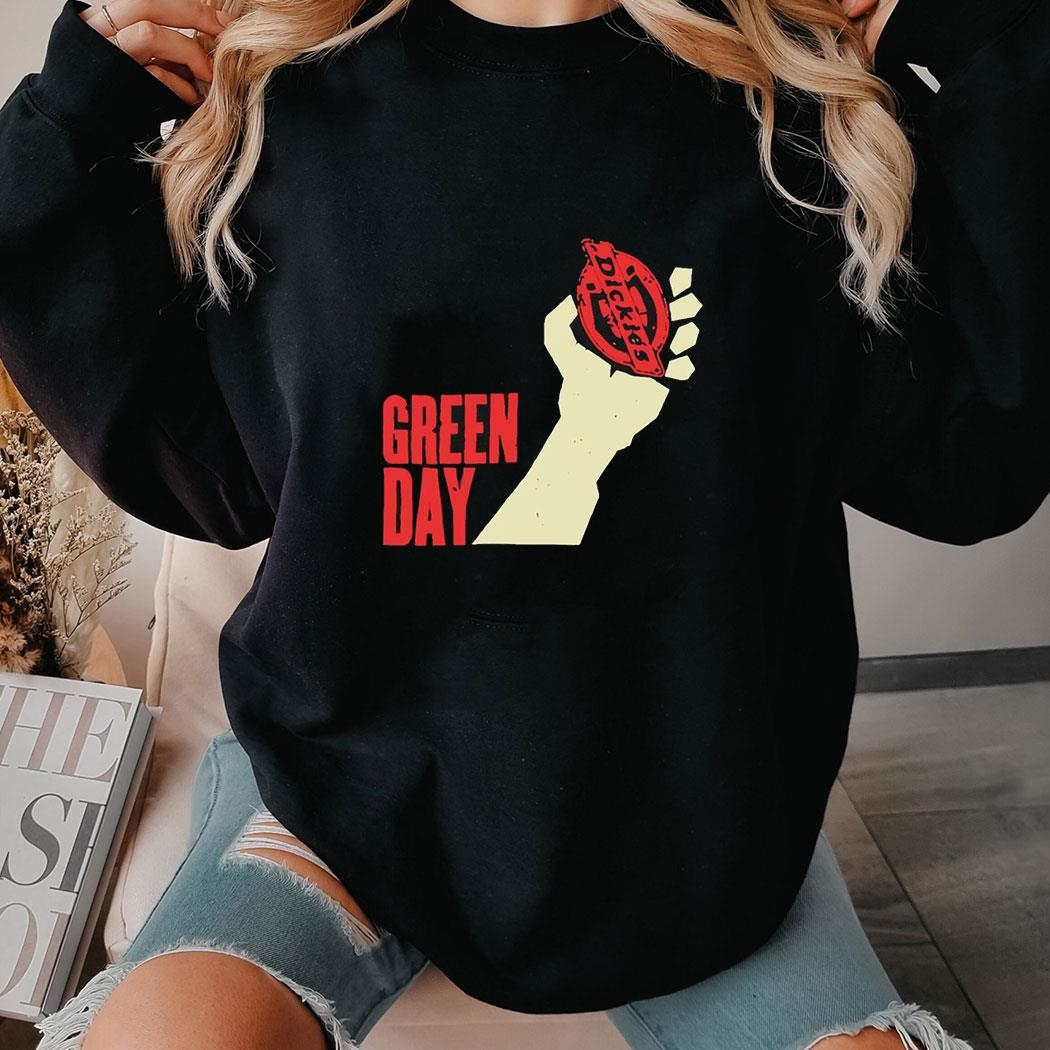 Green Day Dckies Heart Grenade Shirt