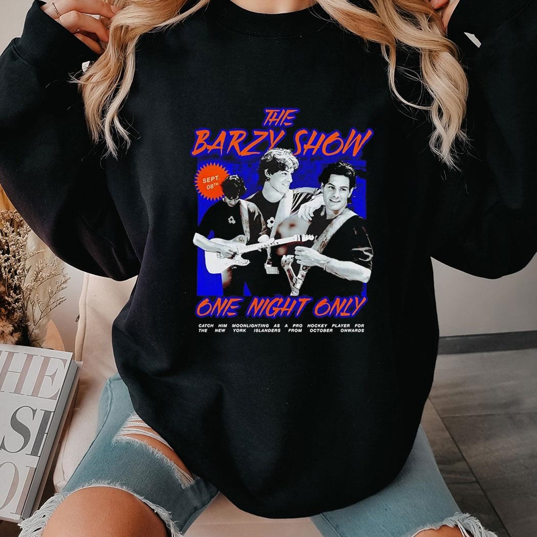 New York Islanders Mathew Barzal The Barzy Show One Night Only Shirt