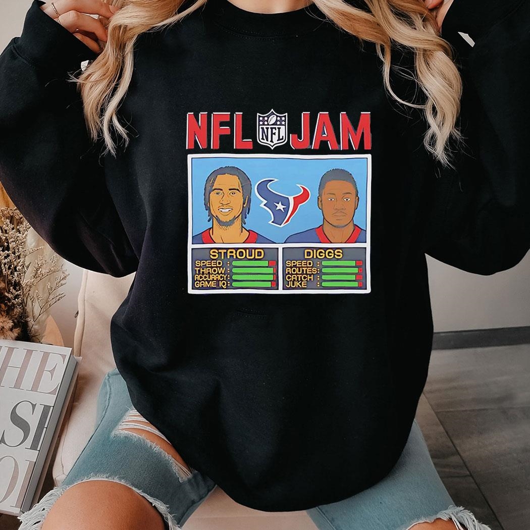 Nfl Jam Cj Stroud And Stefon Diggs Houston Texas Shirt