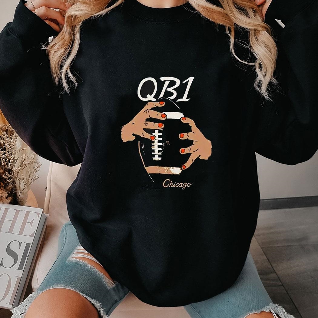 Qb1 Chicago Bears Football Hands Shirt