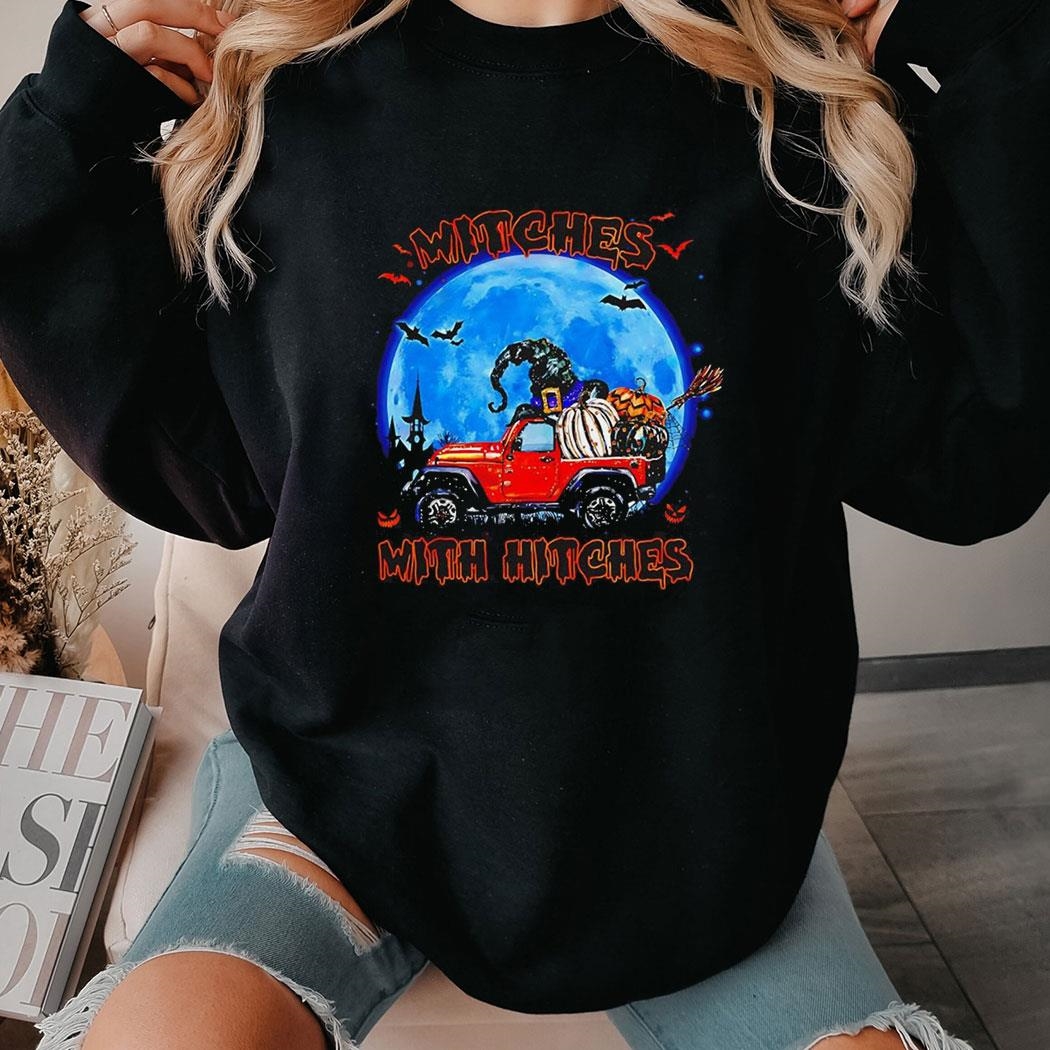 Witches With Hitches Jeep Halloween 2024 Shirt