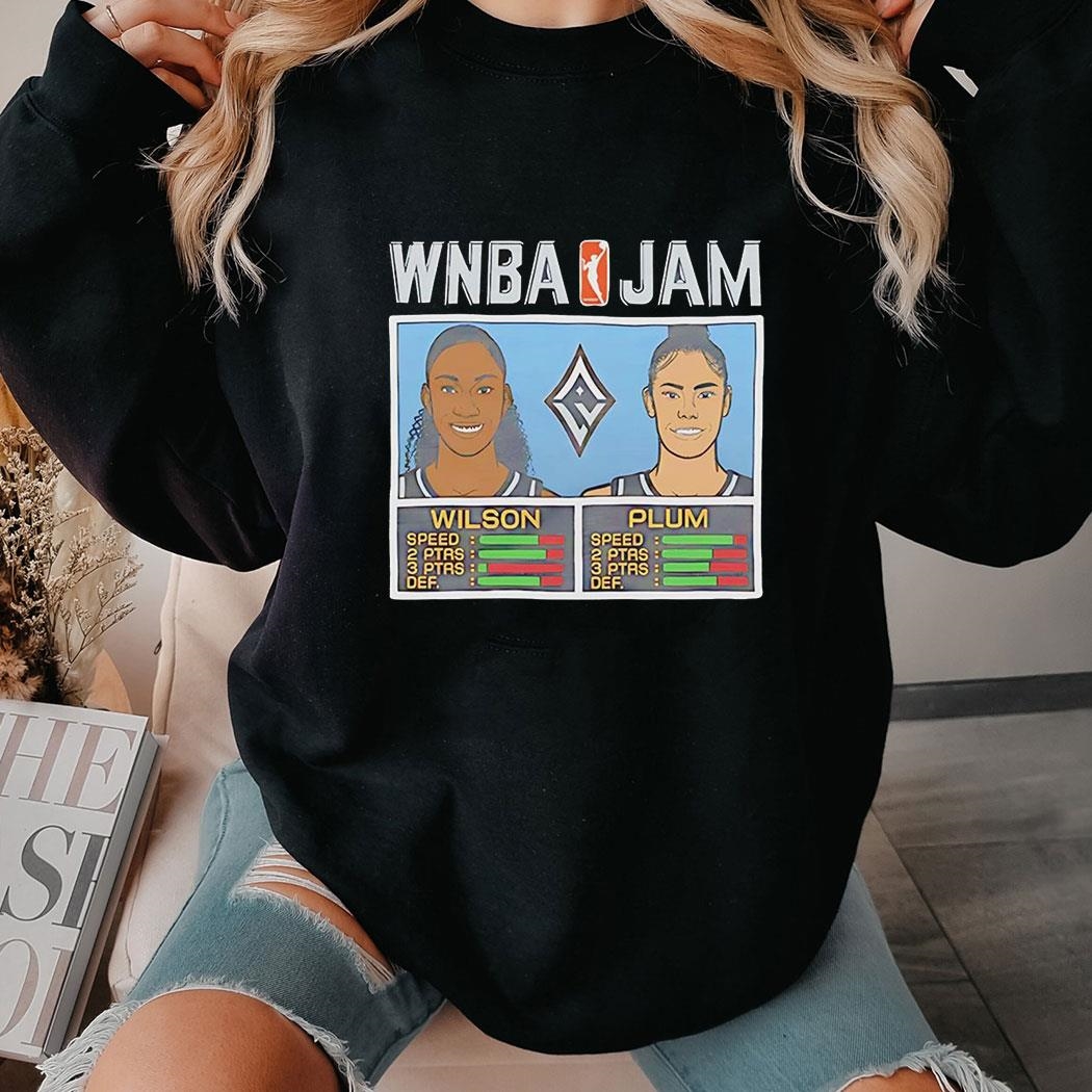 Wnba Jam Aja Wilson And Kelsey Plum Shirt