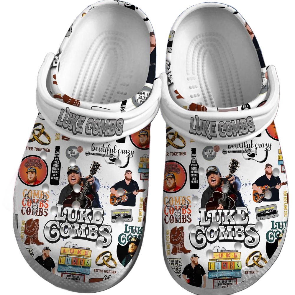 Luke Combs Singer Music Clogs Shoes For Adult And Kid