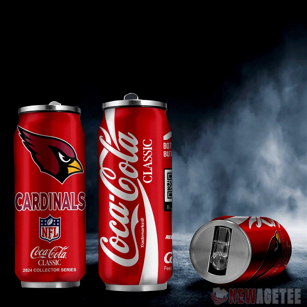 Nfl Arizona Cardinals Coca Cola Soda Can Tumbler