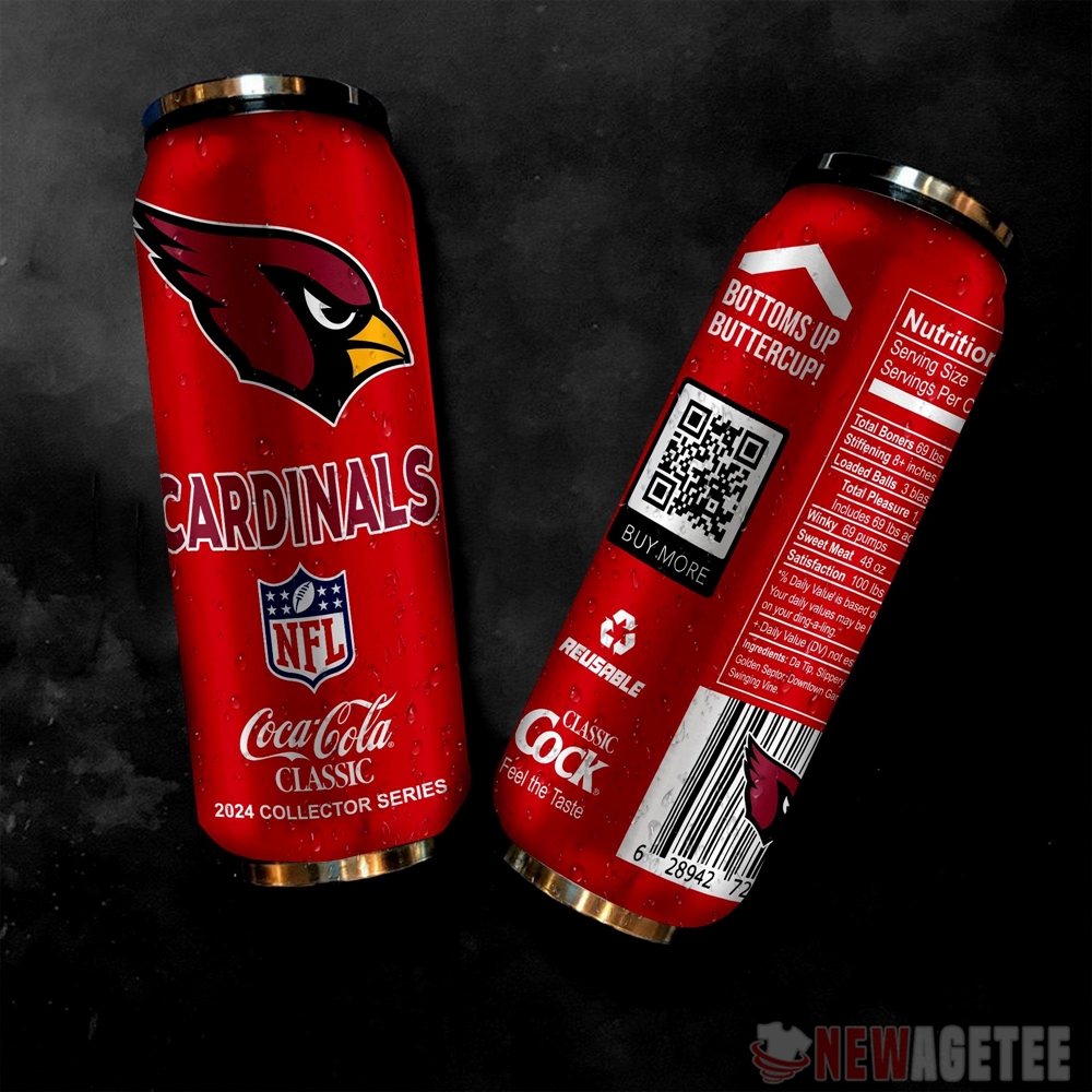 Nfl Arizona Cardinals Coca Cola Soda Can Tumbler