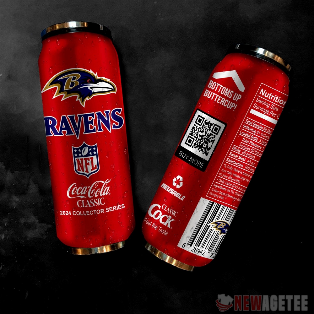 Nfl Baltimore Ravens Coca Cola Soda Can Tumbler