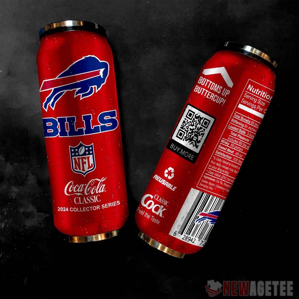 Nfl Buffalo Bills Coca Cola Soda Can Tumbler