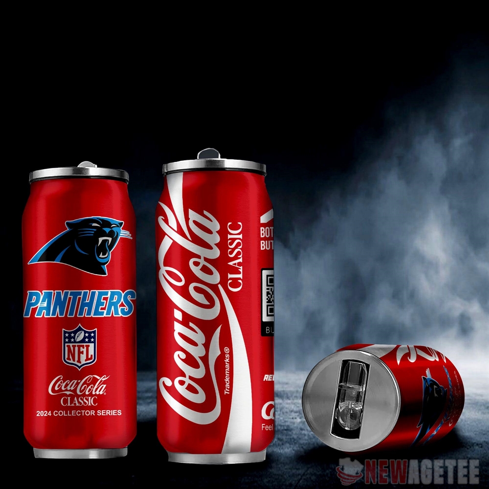 Nfl Carolina Panthers Coca Cola Soda Can Tumbler