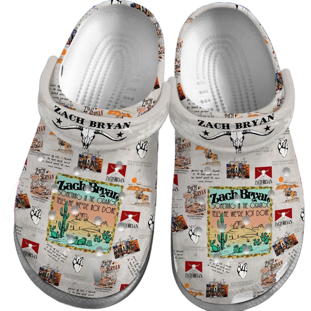 Zach Bryan Music Clogs Shoes For Adult And Kid