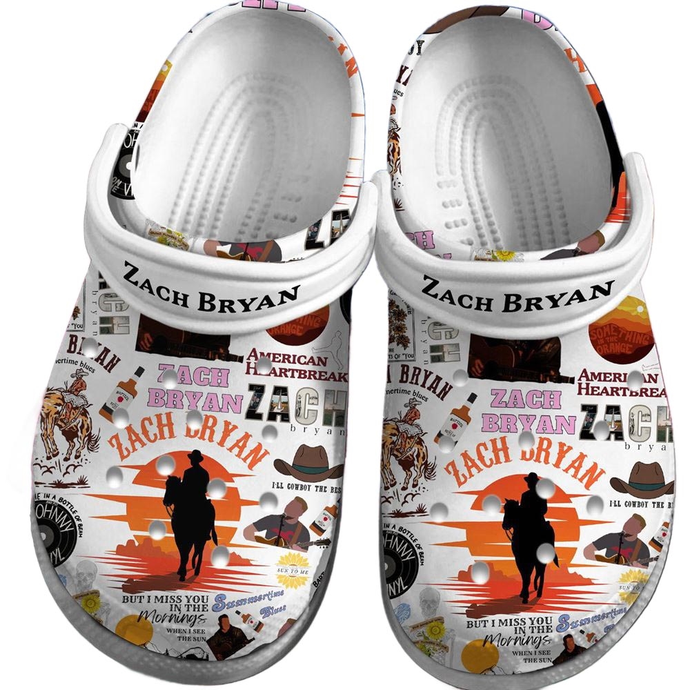 Zach Bryan Music Premium Clogs Shoes For Adult And Kid