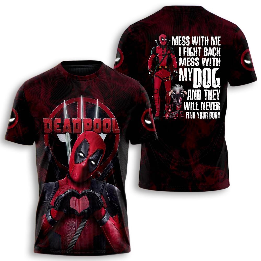 2024 Deadpool Wolverine Superhero Aop Shirt